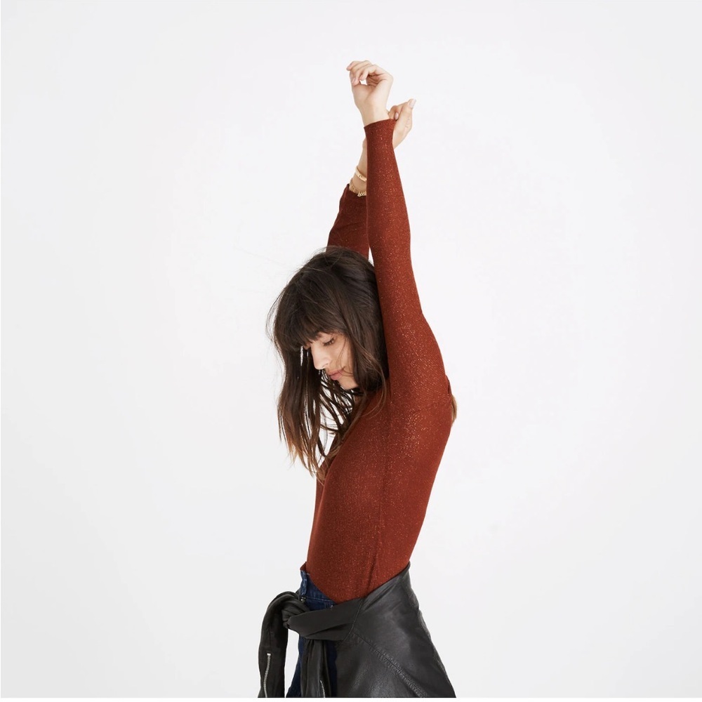 Madewell Night Sparkle Turtleneck Sweater - Picture 3 of 14